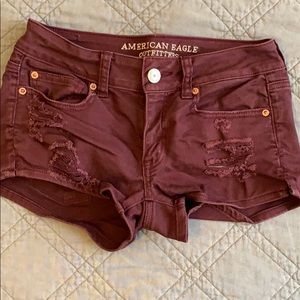 Maroon shorts